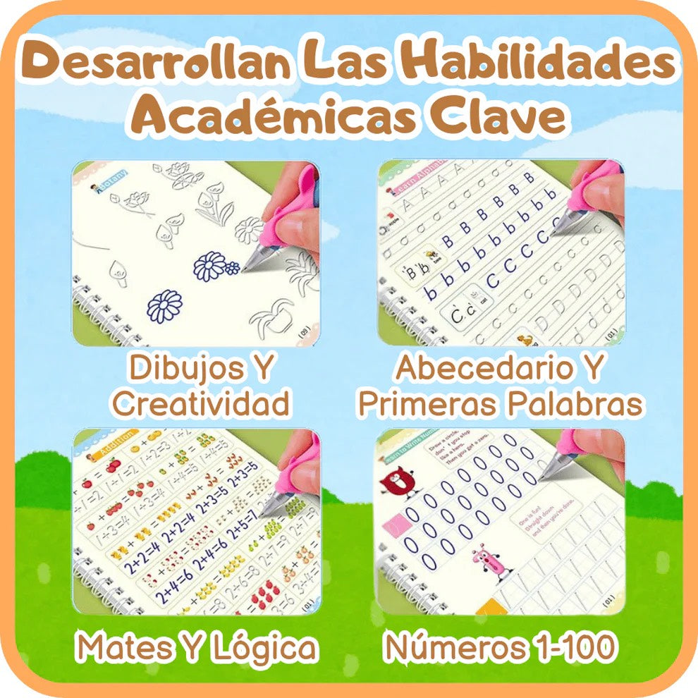 4 Cuadernos Mágicos Para Tus Peques